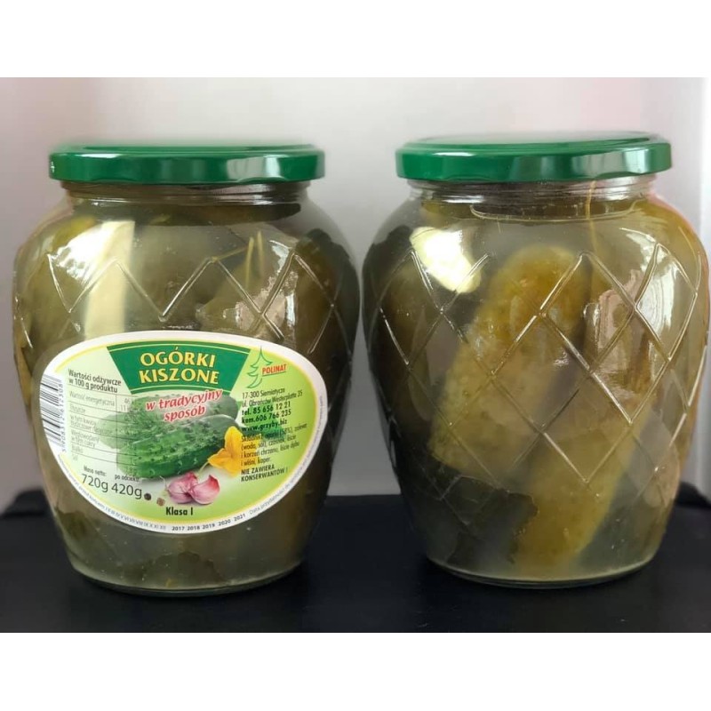 Ogórki kiszone tradycyjnie 720g