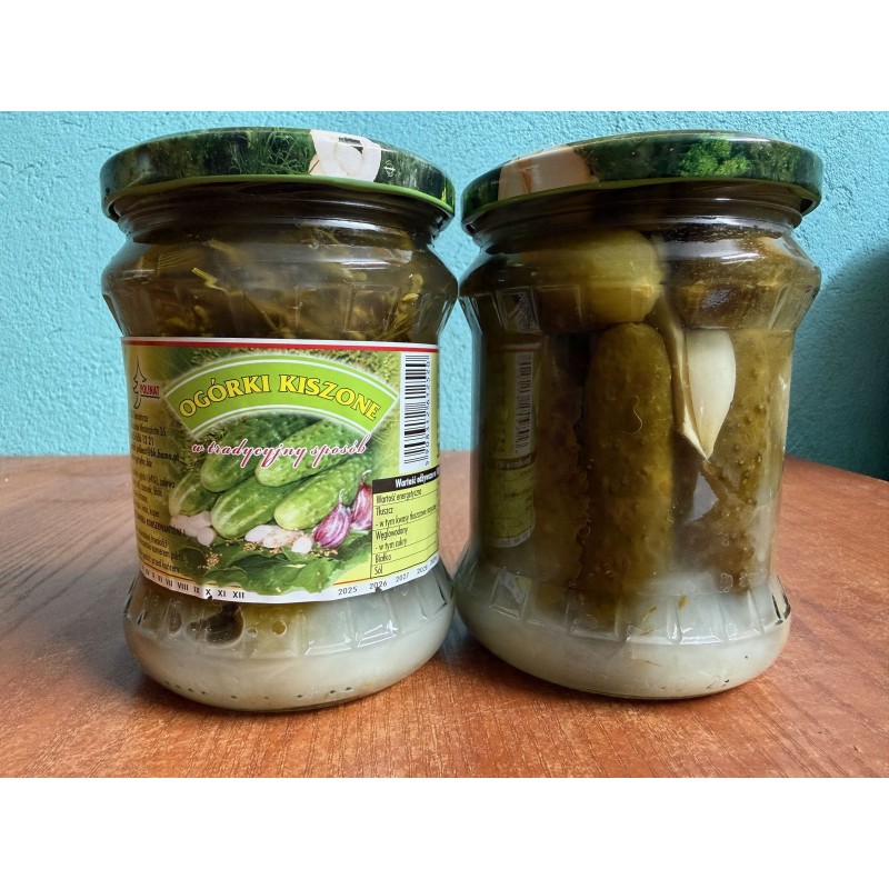 Ogórki kiszone tradycyjnie 500g