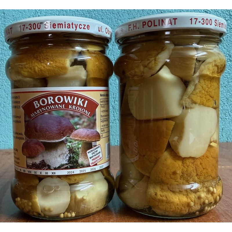 Borowiki marynowane krojone 330g
